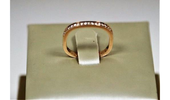 goudkleurige ring m54, 0,13Ct, 2,5g (WKP 1180€)
